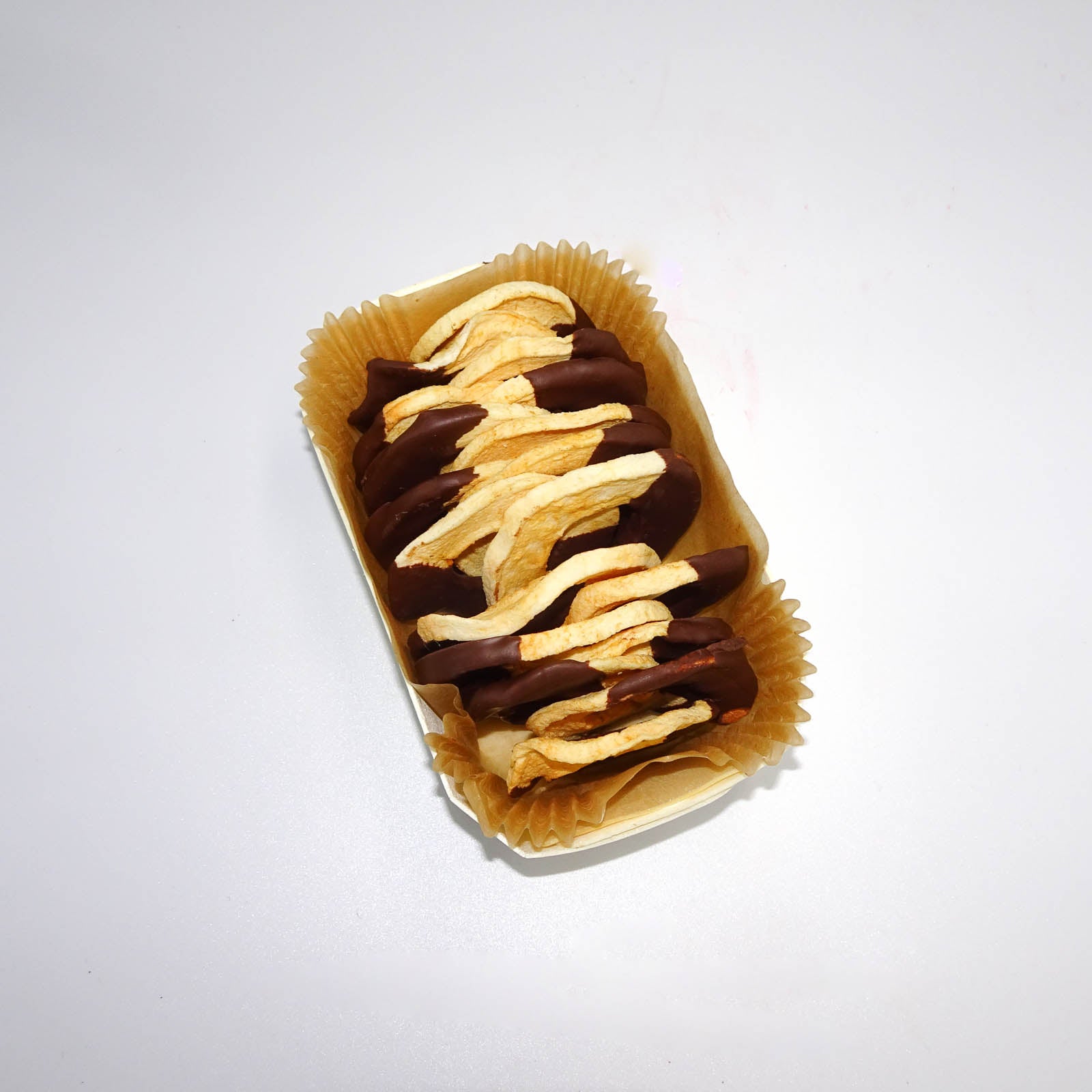 Apfelringli mit Schoggi